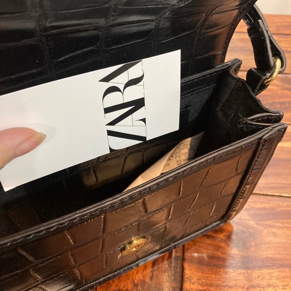 ZARA Black Crossbody Bag - Picture 3 of 6